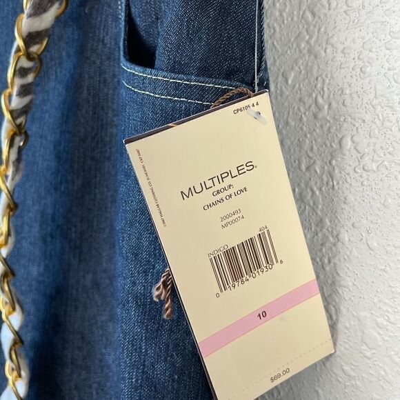 NWT Multiples Matching Denim Jacket & Pants Size L - Picture 14 of 16